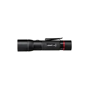 COAST HX5R 620 Lumen Rechargeable LED Flashlight with Slide Focus and CR123 Compatible, Batteries Included