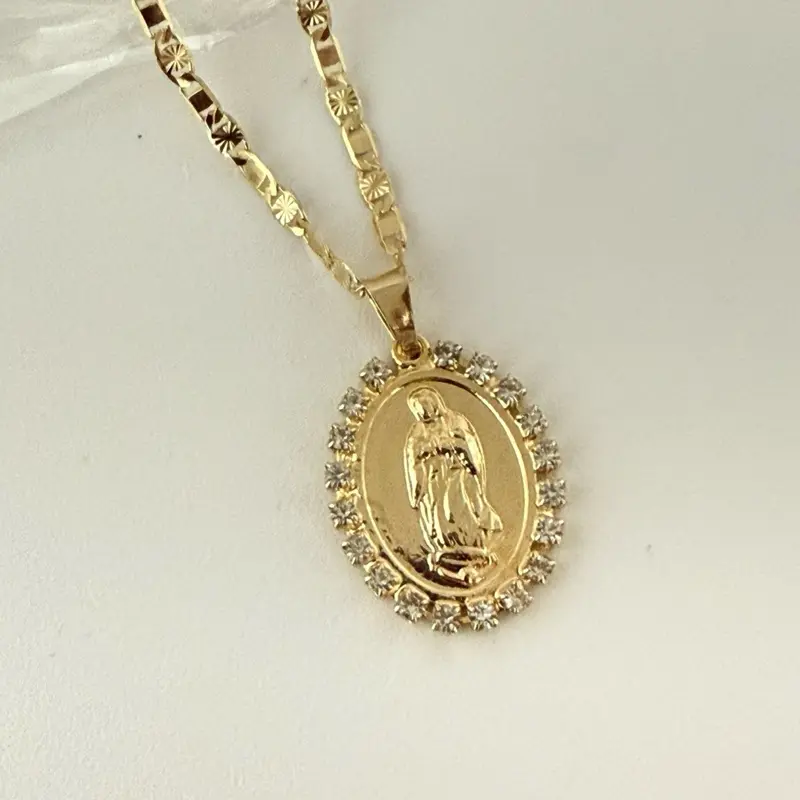 18k Gold Plated Guadalupe Necklace