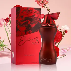 3.4 Oz Women's Eau De Toilette Spray Set Durable Perfume Sugar Red Berry Orange Flavor Ideal for Dating Daily Life