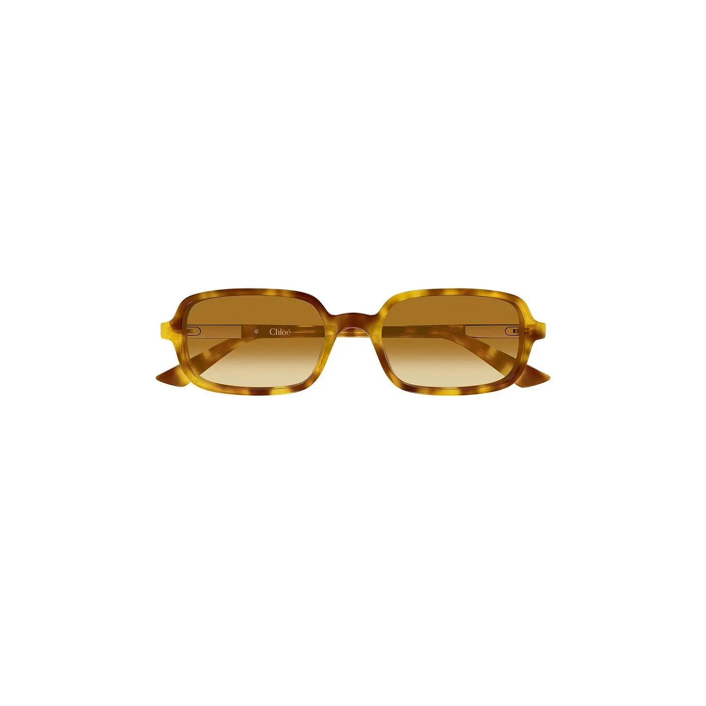 Chloe Rectangular Sunglasses in Brown
