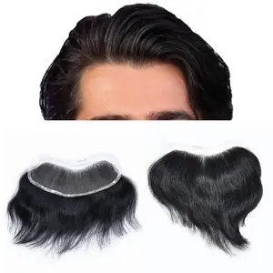 Swiss Lace Frontal 18CM x 4CM High Quality Frontal Indian Remy Human Hair for Receding Hairline Front Hair System