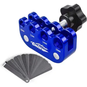 Spark Plug Gap Tool for Most 10mm 12mm 14mm 16mm Spark Plugs with 1 Set Feeler Gauge Blue