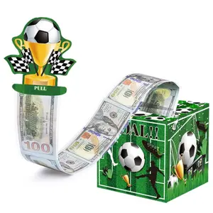 Football Theme Birthday Cash Gift Box, Sports Football Birthday Money Drawer for Boys and Girls, Fun and Practical Birthday Present, Party Gift, Gifts For Birthday