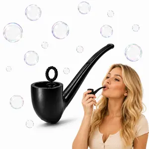 BubblePipe Stress Relief Toy — Blow Bubbles Not Smoke | Viral Funny Gag Gift for Adults & Teens & TikTok Fun
