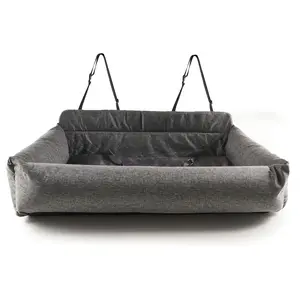 Paw Brands PupProtector Memory Foam Double Seat Dog Car Bed