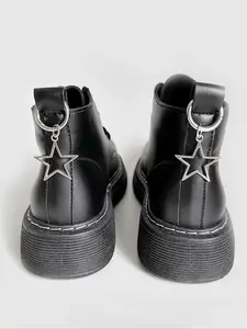 Star Shaped Shoe Charm, Bling Shoe Charms, Fashionable Shoes Decoration Charms for Women & Girls, Punk Style Shoes Decorations for Daily Use