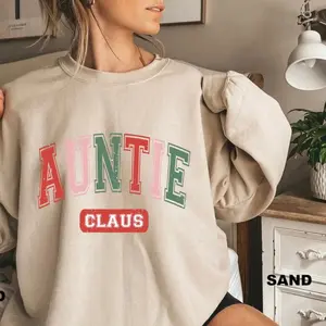 Auntie Claus 11” DTF Direct to Film Transfer