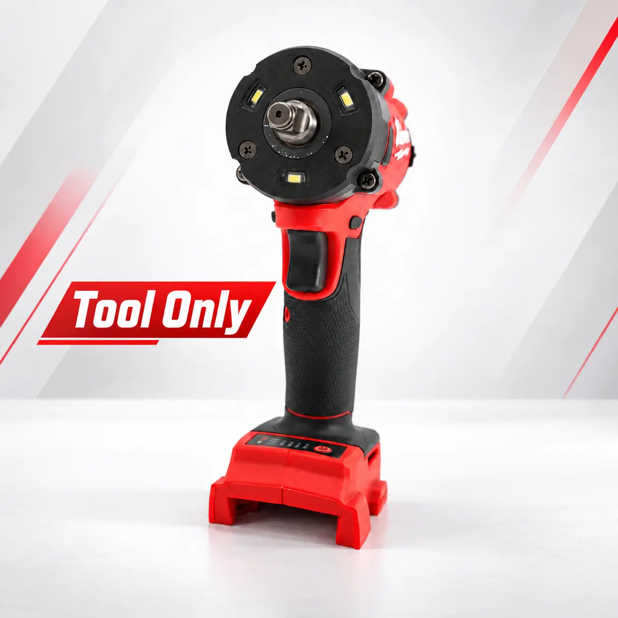 M18 3/8-Inch Brushless Cordless Impact Wrench, Compact High-Torque Power Tool with 4-Mode Drive Control, Tri-LED Work Light, Ergonomic Grip for Automotive Repair, Lug Nut Removal, Garage Maintenance