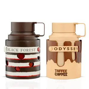 Odyssey Toffee Coffee & Black Forest Eau de Parfum Sprays 100ml (3.4 oz) by Armaf (Bundle)