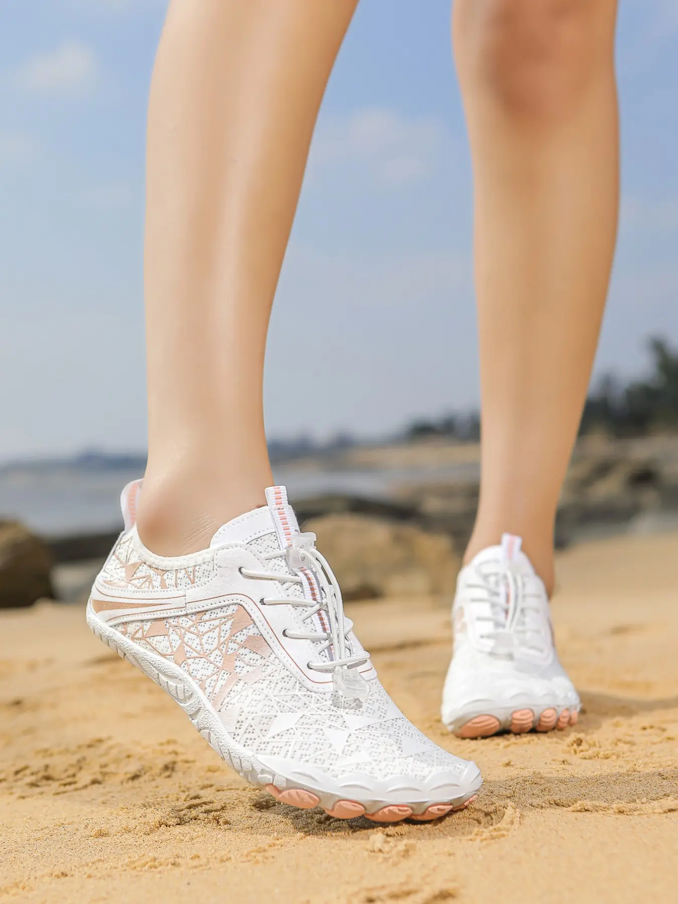 River tracing shoes, outdoor beach shoes, Water Aqua Shoes, lightweight and breathable, non slip sole, unisex water wading shoes, Water Footwear, suitable for beach, river tracing, fishing, swimming, hiking, drifting, rowing, etc