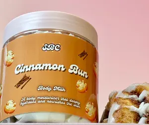 Cinnamon Bun Body Milk - Moisturizing Body Milk with Cinnamon Extract for Daily Comfort and Skin Care