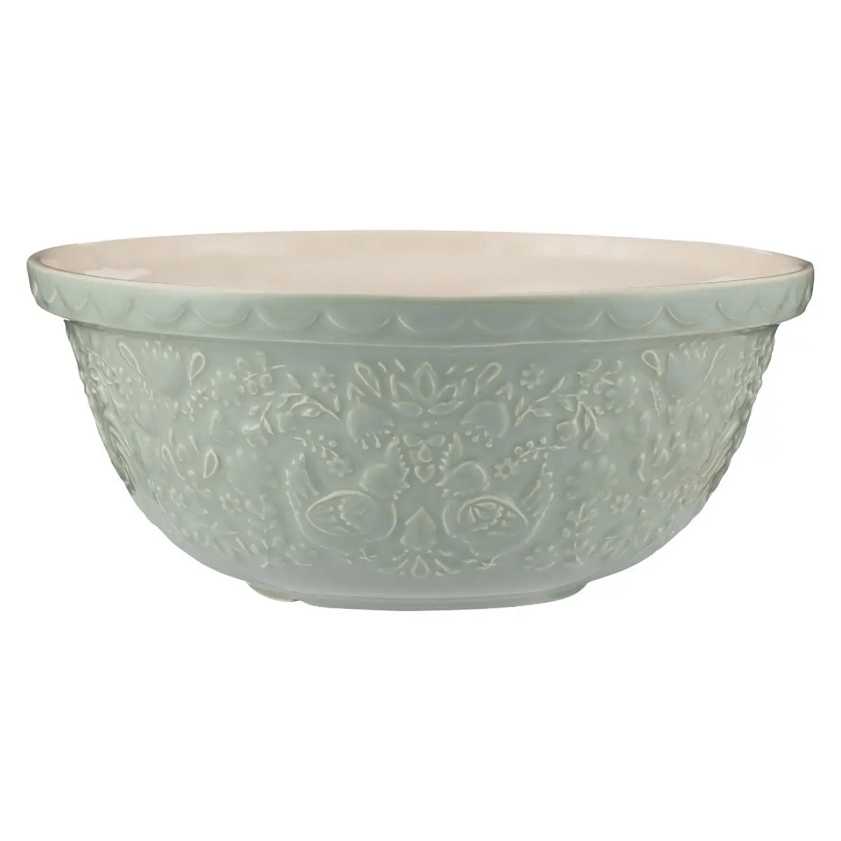 Mason Cash Home to Roost S12 (4.25 Qt) Mixing Bowl | Sawgrass Green Mason Cash Home to Roost S12 (4.25 Qt) Mixing Bowl | Sawgrass Green