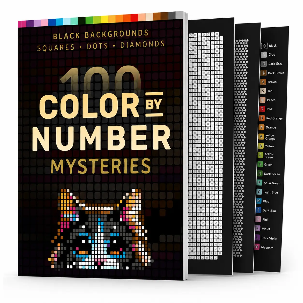 Color By Number Coloring Book，100 Beautiful Pictures Designed For Fun, Adult Relaxation & Stress Relief Coloring For Hours On End  includes Flowers, Animals, Mandala, Nature, Landscapes & Much More