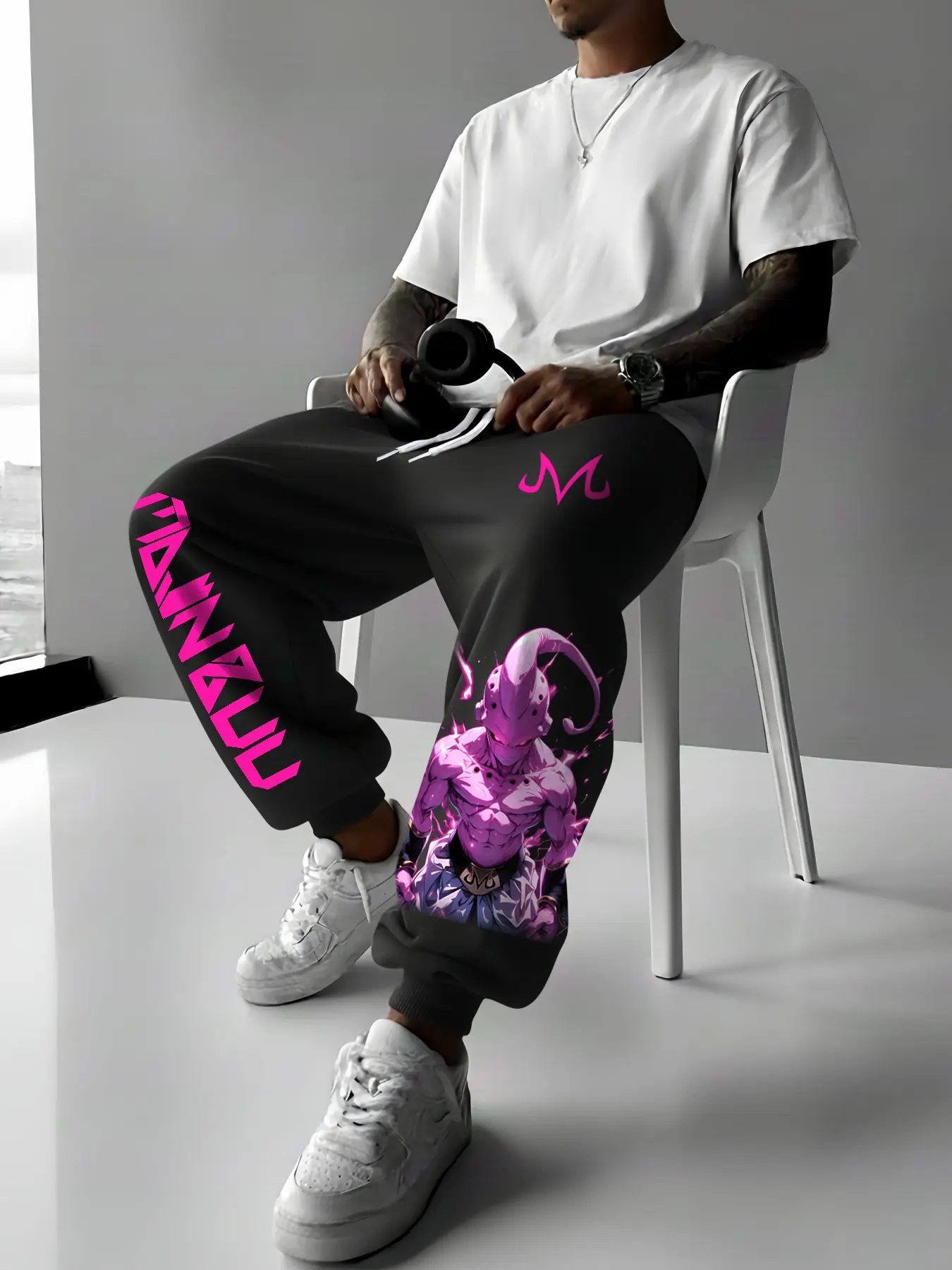 Men's Graphic Print Joggers, Women's Fitted Lightweight Pockets, Active Athletic Workouts, All-Seasons Comfortable Design