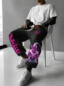 Men's Graphic Print Joggers, Women's Fitted Lightweight Pockets, Active Athletic Workouts, All-Seasons Comfortable Design