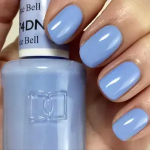 DND 574 Blue Bell Gel and Lacquer Duo nail care nail art periwinkle spring nail