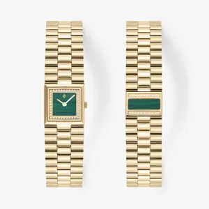 VANNA Women's Bracelet Watch Malachite Dial Swiss Movement