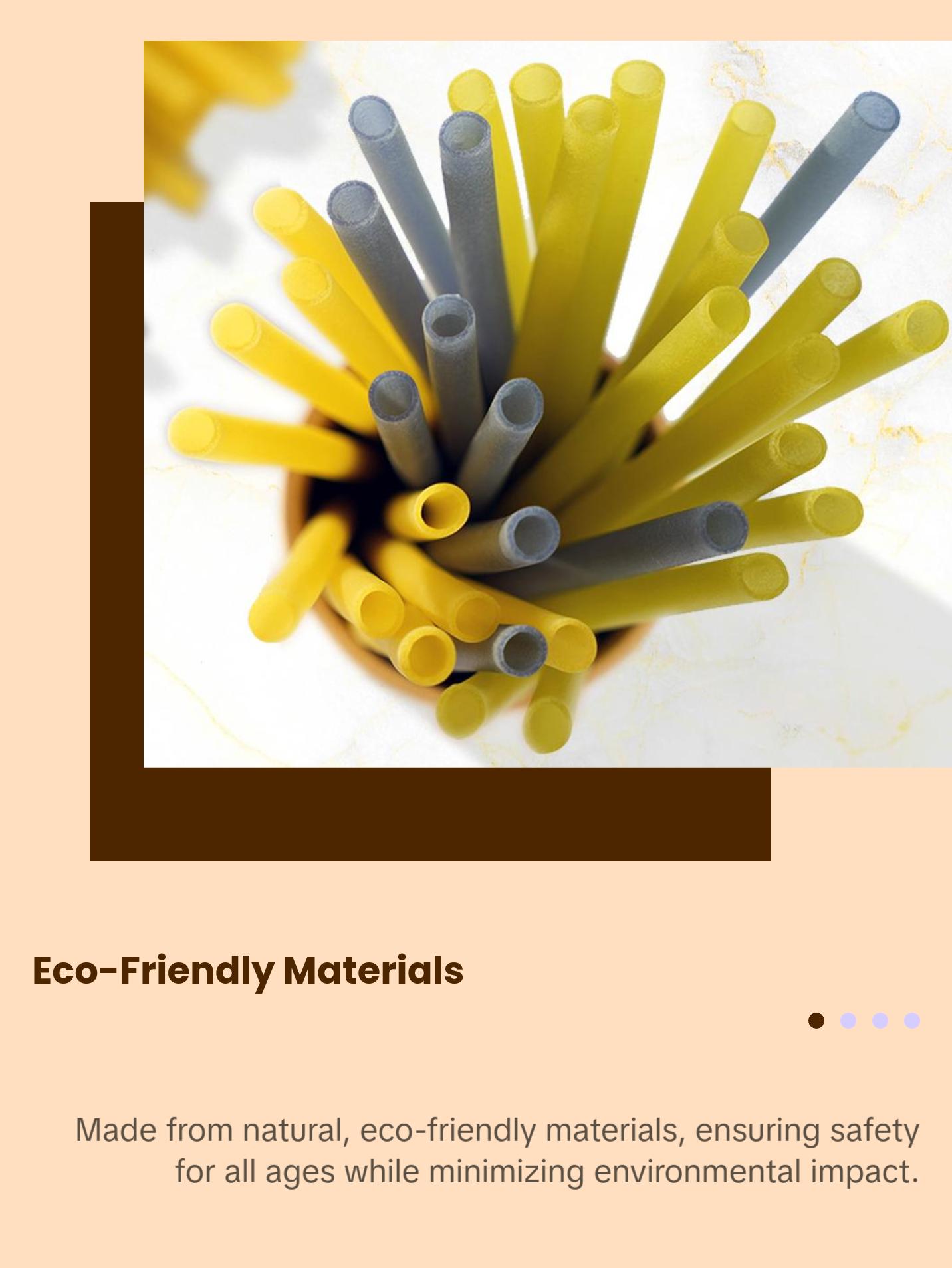 Organic Cereal Straws, 100 Reusable Fun Straws – Unique Kids, Inspiring, Cute Housewarming Gift, Creal straws, inspiring gifts