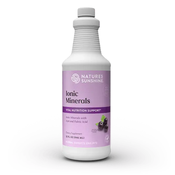 Nature's Sunshine Ionic Minerals w/Acai Liquid Supplement