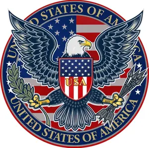Usa Patriotic Eagle Decal 3M Sticker Us Made Vehicle Car Truck Window Wall