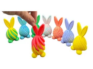 Bunny Passthrough Fidget | 3D Printed Fidget Toy | Easter Basket Filler | Easter Gift | Gift for Kids | Gift for Teens | Cute Spring Decor