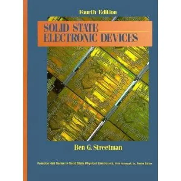 USED Book - Solid State Electronic Devices by Ben G. Streetman (Hardcover) - english