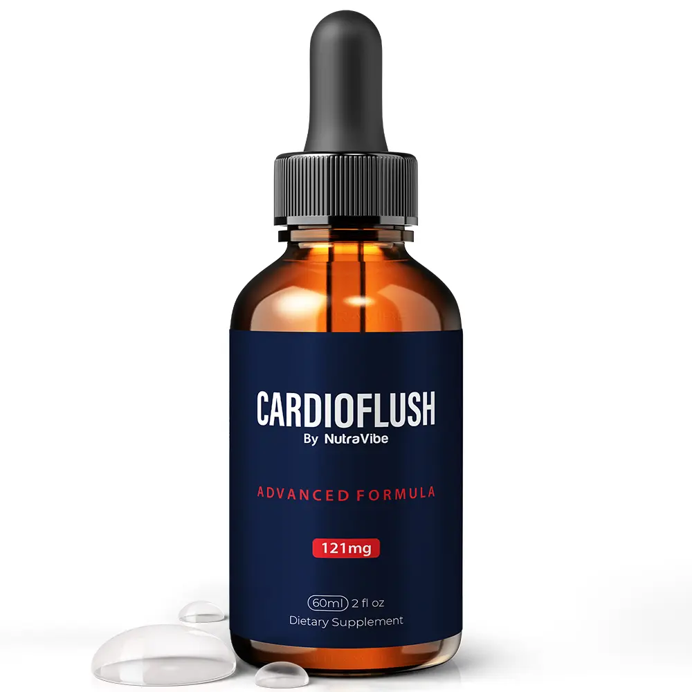 CardioFlush Drops - Advanced Natural Dietary Supplement with 121mg Proprietary Blend for Health & Wellness