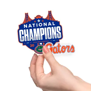 2025 Men's Basketball Champions Logos - 5 Minis Collection (Mixed Sizes) - Official NCAA - Florida Gators - Reusable Vinyl Decals