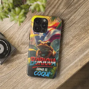 Tough Phone Cases, BORICUA COMO EL COQUÍ , PR, ORGULLO, BORICUA, BANDERA DE PUERTO RICO, COQUI, PR, PUERTO RICO