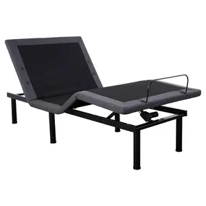 Garvee Adjustable Bed Frame, Twin XL & Queen Size with Smart App & Wireless Remote, Electric Base with Massage, USB Chargers & Under-Bed Lighting