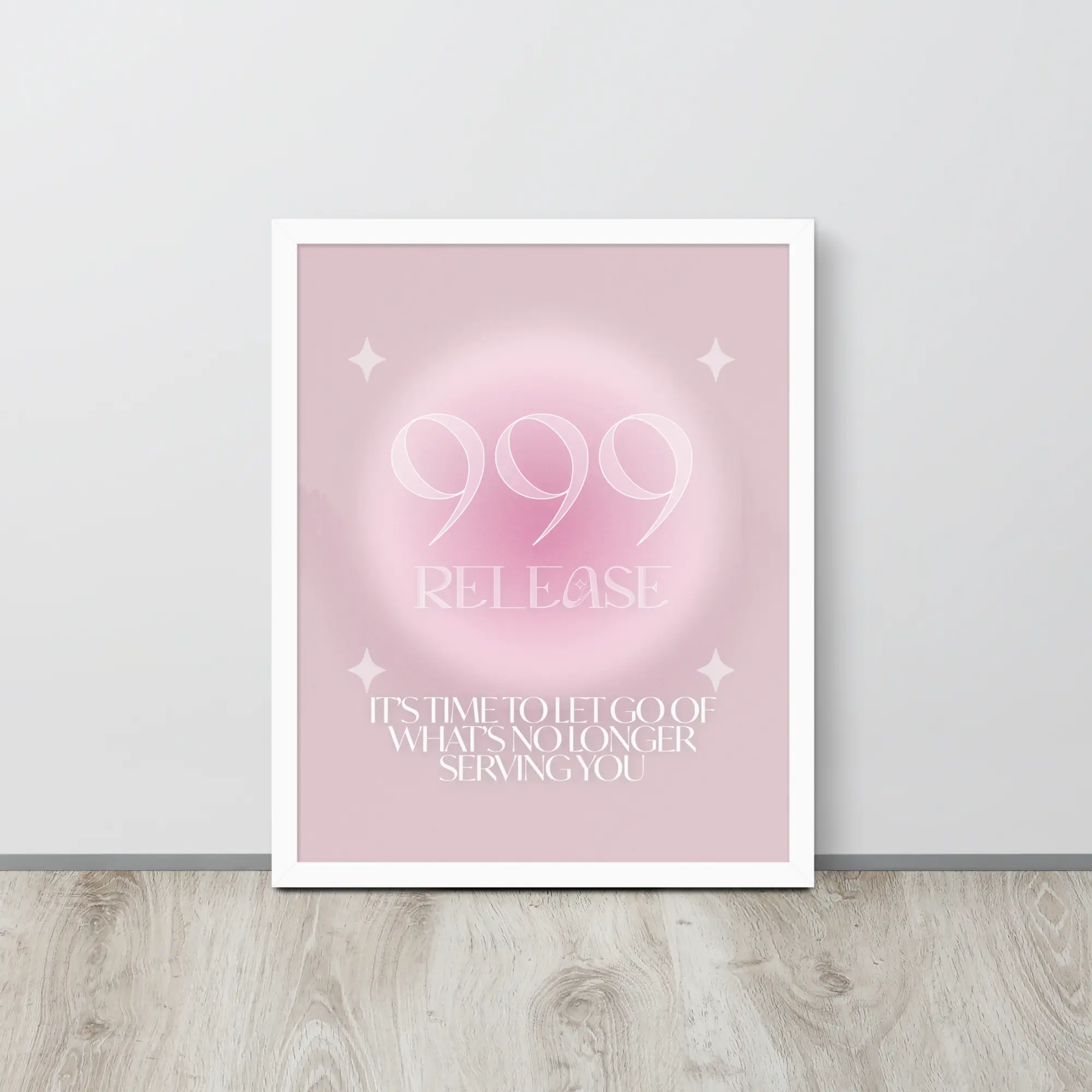 999 Angel Number Poster Print (Release)