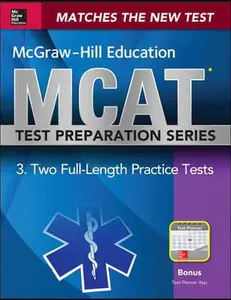 USED-McGraw-Hill Education MCAT 2 Full-length Practice Tests 2015, Cross-Platform Edition by George Hademenos (Paperback)