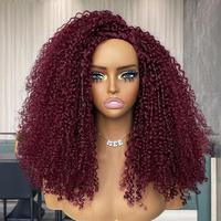99J Burgundy Color 【Kinky Curly】