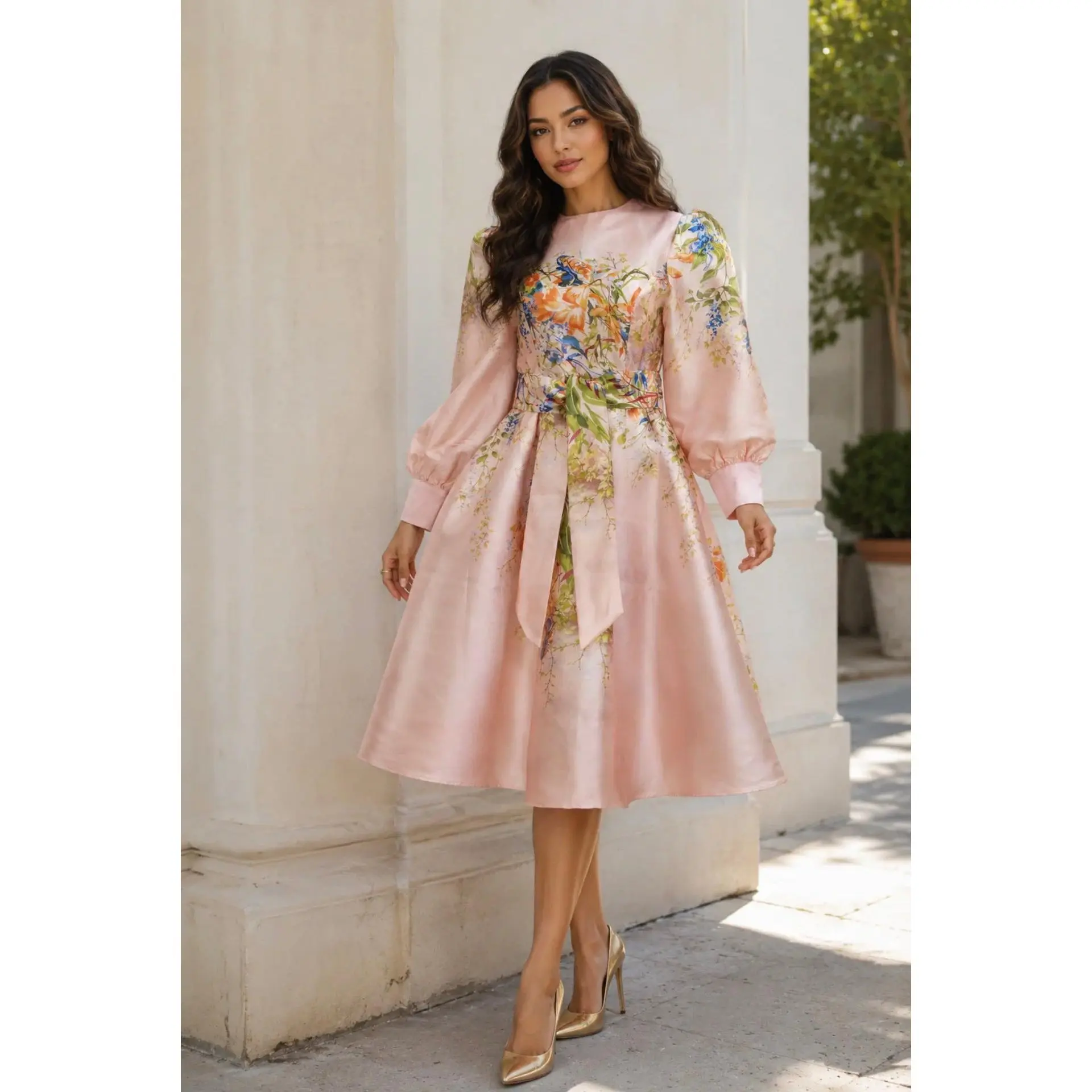 Enchanted Bloom Midi Dress