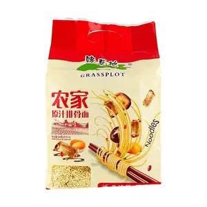 LSD Non-Fried Pork Rib Noodle Cake 848g - Authentic Farmhouse Style Instant Noodles, Healthy Family Pack, No Seasoning Included