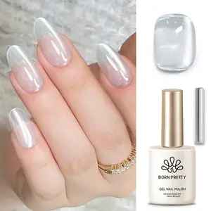 BORN PRETTY Cat Magnetic Eye Gel Nail Polish Milky Holographic Glitter Gel Polish Glass Magnetic Gel Gift 15ML Gel Nail Polish Gel x Nails