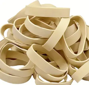 Tactical Rubber Bands #84 (3 1/2'' x 1/2''), 50 Pcs Thick Wide Strong Large Heavy Duty Rubber Bands Heat Cold UV Resistant for Hunting Fishing Hiking Outdoor Camping Survival Kit