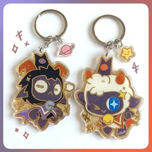 Lamb and Goat Acrylic Keychain,  Perfect Gift for Fans & Collectors