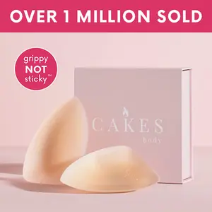 CAKES body - Not Sticky - Triangle Nipple Covers - Waterproof & Sweatproof - No Lift - Seamless Edge - Reusable & Washable