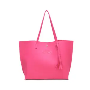 Yass Curl! Tote in PuffCuff Pink - Versatile Storage Tote for Everyday Use with Durable Closure