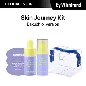 [By Wishtrend Official] Bakuchiol Skin Journey Kit | NATURE'S RETINOL ON-THE-GO, KOREAN SKINCARE TRAVEL & GIFT-FRIENDLY