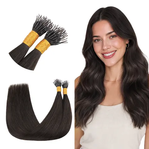 GOO GOO Nano Pro SofGrip Real Human Hair Extension, 14-24Inch 50G 50-100S, Remy Human Hair for Natural Look & Volume #sohochic #TikTokShopFallDealsForYou