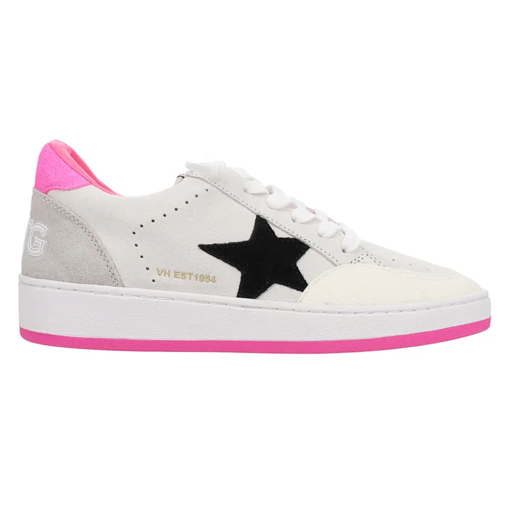 Vintage Havana Womens Destiny Perforated Slip On Sneakers Shoes Casual - Off White, Pink