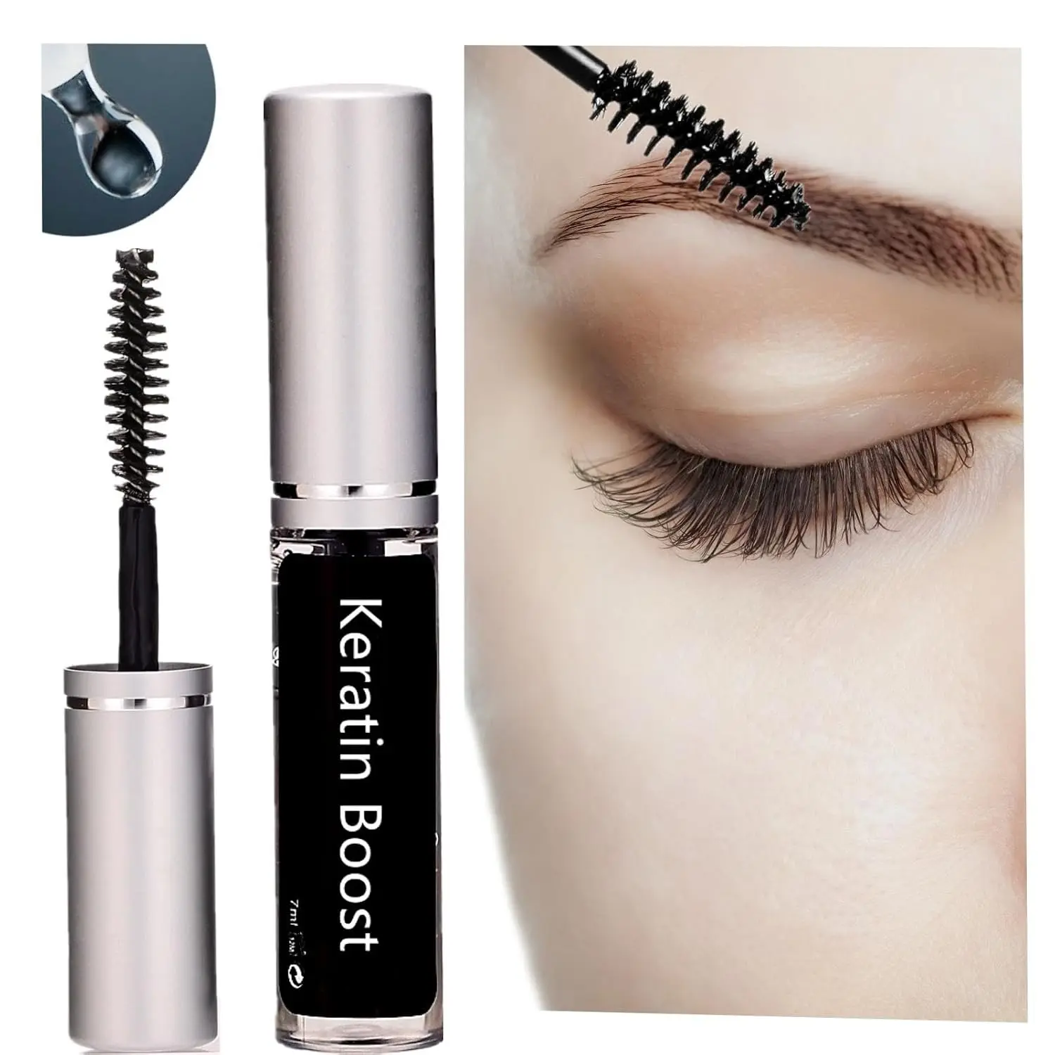 Lash Lift Care, Brow Lamination Aftercare Eyelash Perm Nutrition, Treat Burning Eyebrow Save Messy Lash, 8 weeks Keratin Care For and Perm/Lift(7ml)