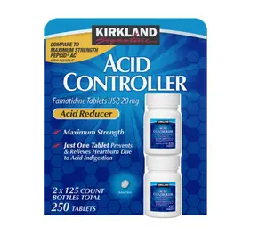 Kirkland Signature Acid Controller 20 mg., 250 Tablets Dietary Supplement