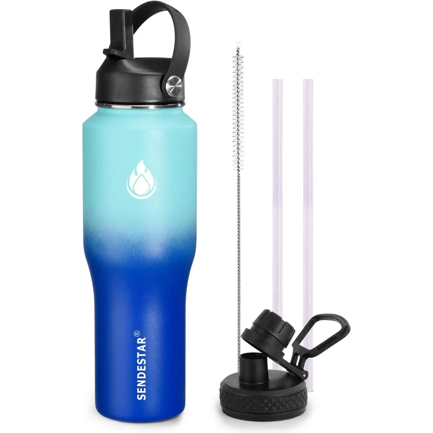 【新品・未使用】 トリーバーチ 水筒 VACUUM-SEALED FLASK SENDESTAR 32/40oz Water Bottle Wide Mouth Stainless Steel Vacuum