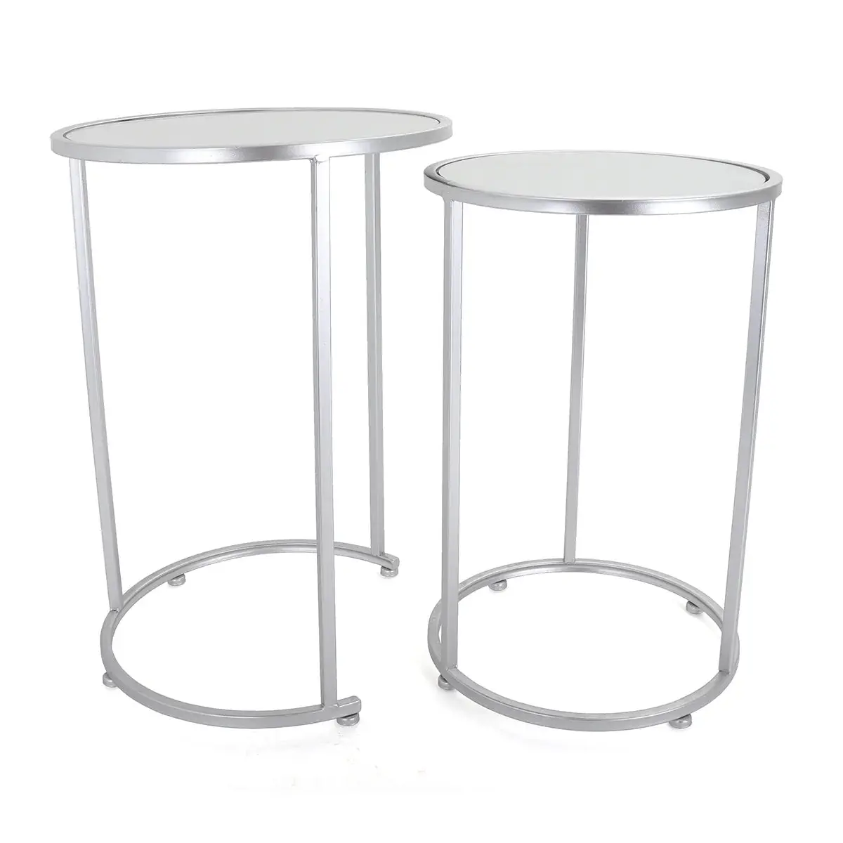 Odessa End Table Set - Silver