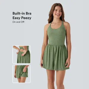 Halara Padded 2-in-1 Romper with Pockets-Easy Peezy Edition
