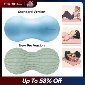 KEEP Peanut Massage Ball, Double Lacrosse Ball Massage Ball Therapy, Trigger Point Deep Tissue Exercise, Back Muscle Foam Roller for Myofascial Release, Body Care gym accessories