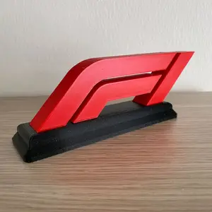 F1 Stand Decore - Red and Black Design
